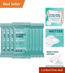 Extra Large Bath Wipes For Adults No Rinse - 80 Disposable Body Cleansing Clo.... Fixed Price $50.99.