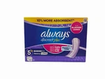 Always Discreet Incontinence Pads, Heavy Long, 5+ ( 117 Ct.). Fixed Price $29.99.