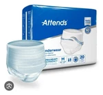 Attends Disposable Underwear Medium 20 Ct. Fixed Price $11.50.