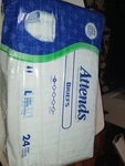 Vintage Attends Adult Diapers Large Plastic Backed 24 Pack BR30 Sealed. Fixed Price $73.97.