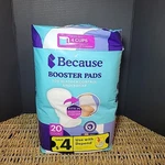 Because Incontinence Booster Pads & Women Pack Of 20 Bladder Control New. Fixed Price $16.00.