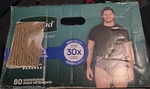 Depend Fit-flex Men's Underwear 80 Count Extra Large (44-54 In) New. Fixed Price $48.99.