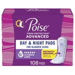 Poise Ultimate Absorbency Pads - Size: Long 108 Count New! Free Shipping!. Fixed Price $59.37.