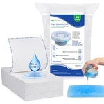 90 Pcs Commode Absorbent Pads For Bedside Toilet Chair Bucket, Liners.... Fixed Price $22.85.