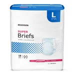 Mckesson Super Moderate Absorbency Adult Disposable Cloth Brief Diapers 18 Ct. Fixed Price $17.17.