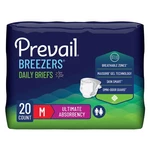 Prevail Breezers Incontinence Brief M Breathable PVB-012/3 66 20 Ct. Fixed Price $21.04.