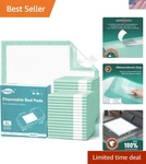 30''X36'' Disposable Underpads With Adhesive 10 Pack For Kids, Adults & Pets. Fixed Price $58.99.