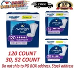 Equate Women's Overnight Ultimate-extra Coverage Incontinence Pads. Fixed Price $19.97.