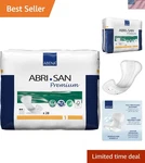 Hypoallergenic Abri-san Incontinence Pads, Light Absorbency, 28 Count. Fixed Price $30.99.