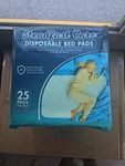 Disposable Bed Pads 36''X36'' Heavy Duty. 25 Per Pack. Fixed Price $15.00.