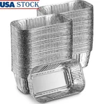 100 Pack 1LB Aluminum Foil Baking Liners Disposable Food Storage Trays New. Fixed Price $22.04.