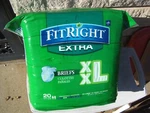 Medline Fitright Optifit Extra Adult Briefs With Tabs, Moderate Absorbency, Xxl. Fixed Price $22.99.