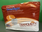 Tranquility Large Premium Overnight Disposable Absorbent Underwear (16 Ct) New. Fixed Price $30.00.
