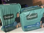 Men Depends Fit-flex Protection Maximum Absorbency S-m Lot Of 2. Fixed Price $24.00.