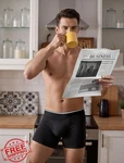 Tiichoo 3 Pack Men's Incontinence Underwear Washable Leak Proof Boxer Briefs. Fixed Price $64.99.