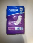 6 Packs Attends Discreet Bladder Control Pads Maximum Long Women White 20 Count. Fixed Price $40.00.