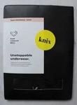 Knix Women's Ultra Leakproof Zones+ Mid Rise Fit Bikini NN7 Black Large Nwt. Fixed Price $28.79.