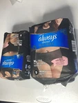 Always Discreet Boutique Womens Incontinence Postpartum Underwear 9 Pair 2 Pack. Fixed Price $23.99.