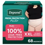 Depend Fresh Protection Plus Incontinence Underwear For Women Ultimate Absorbent. Fixed Price $62.88.